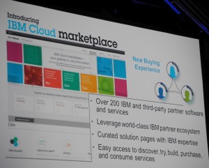 IBM Cloud marketspace