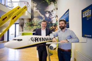 Comtrade will help Ryanair become a digital travel leader following major deal. Pictured (L-R) are: Dejan Cuic, Solutions and Services Business Director, Ireland & UK, Comtrade; and John Hurley, CTO, Ryanair.